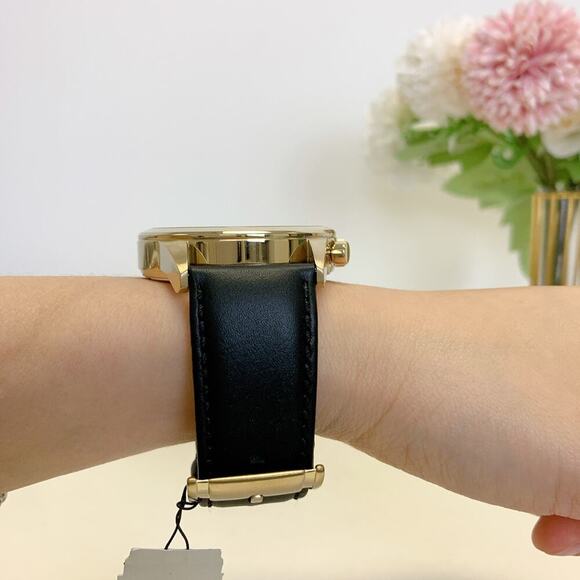 Fossil BQ2823 Flynn Chronograph Black Leather Watch - Picture 2 of 8